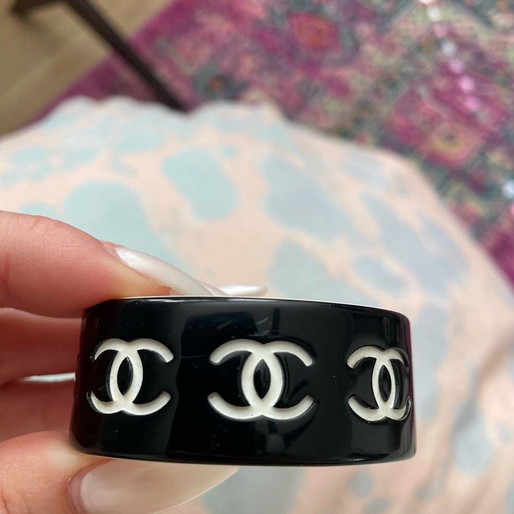Vintage Resin CC Chanel Cuff